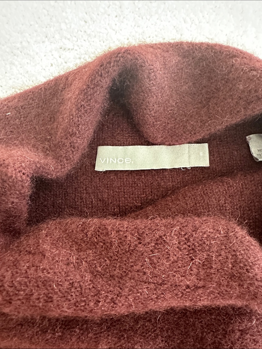 Vince Cashmere Mock Neck Sweater Size M